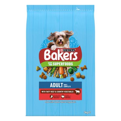 Bakers Adult with Tasty Beef & Country Vegetables 3kg