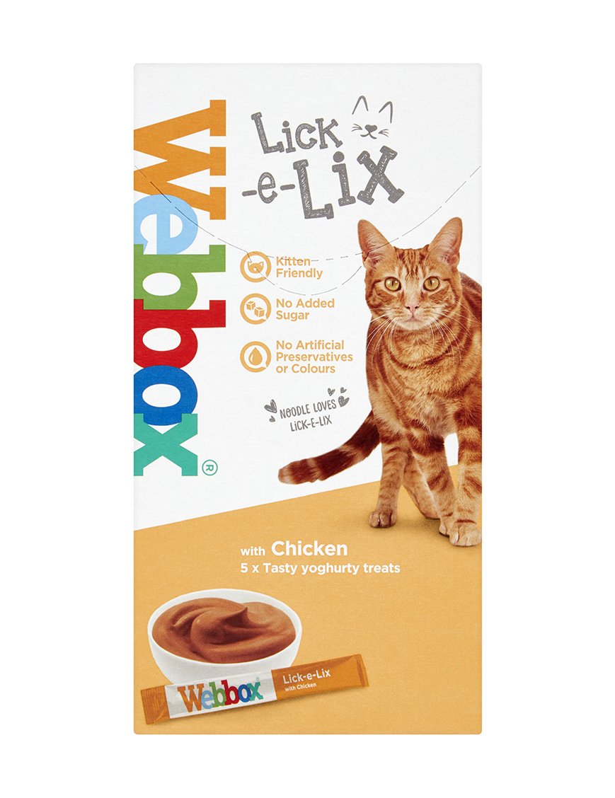 Webbox Lick e Lix Yoghurt Chicken Cat Treat