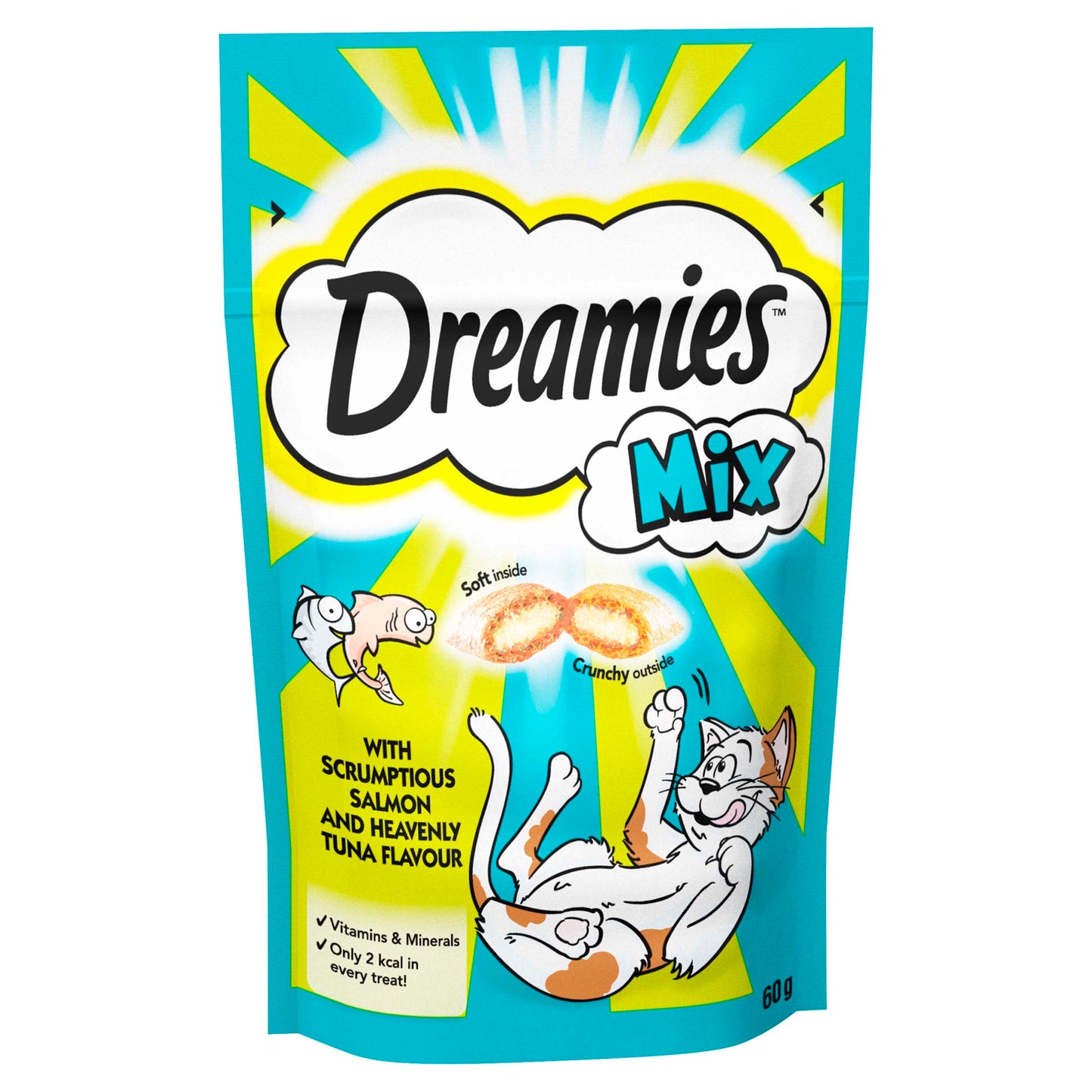 Dreamies Mix Salmon & Tuna Cat Treats 60g
