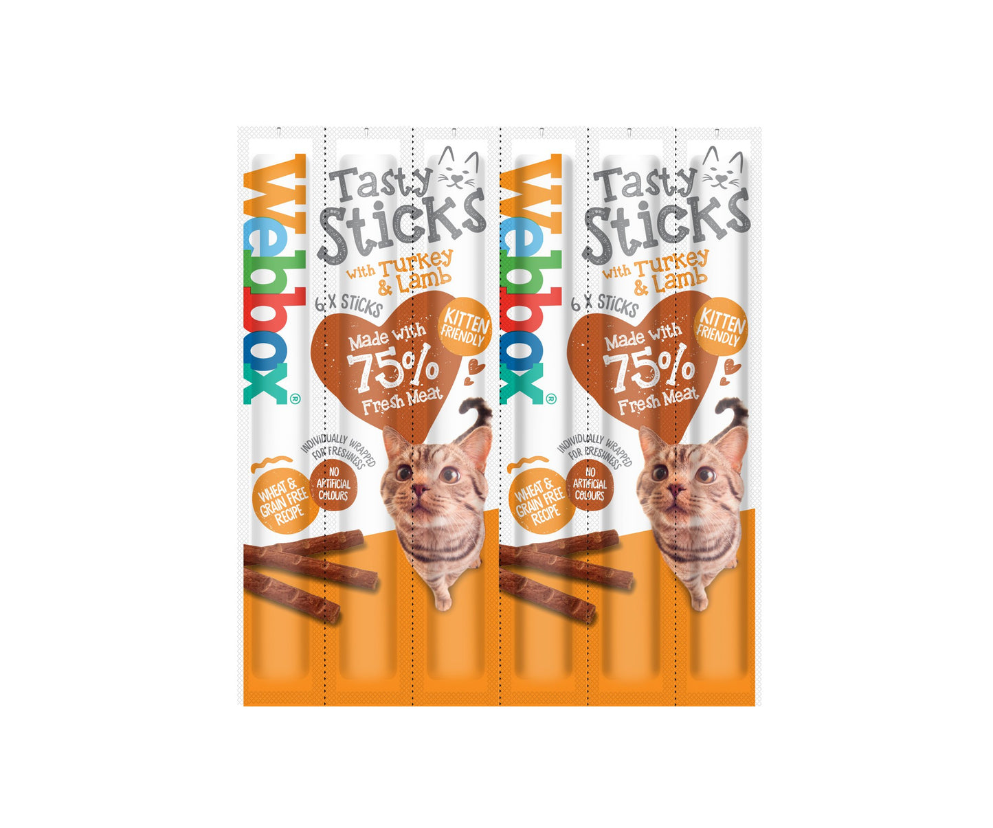 Webbox Tasty Sticks Cat Turkey & Lamb