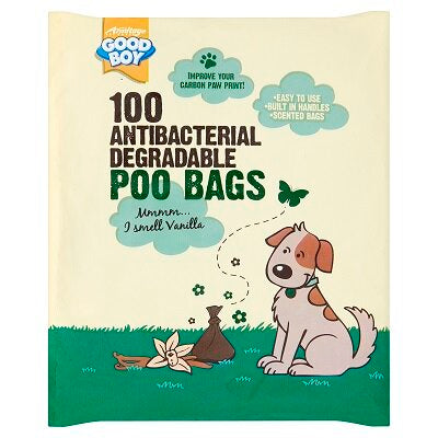 Good Boy Antibacterial Degradable Poo Bags 100