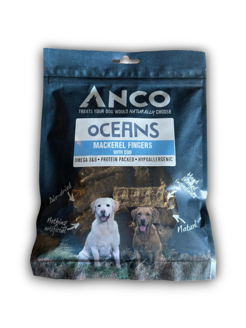 Anco Oceans Mackerel Fingers with Cod 100g