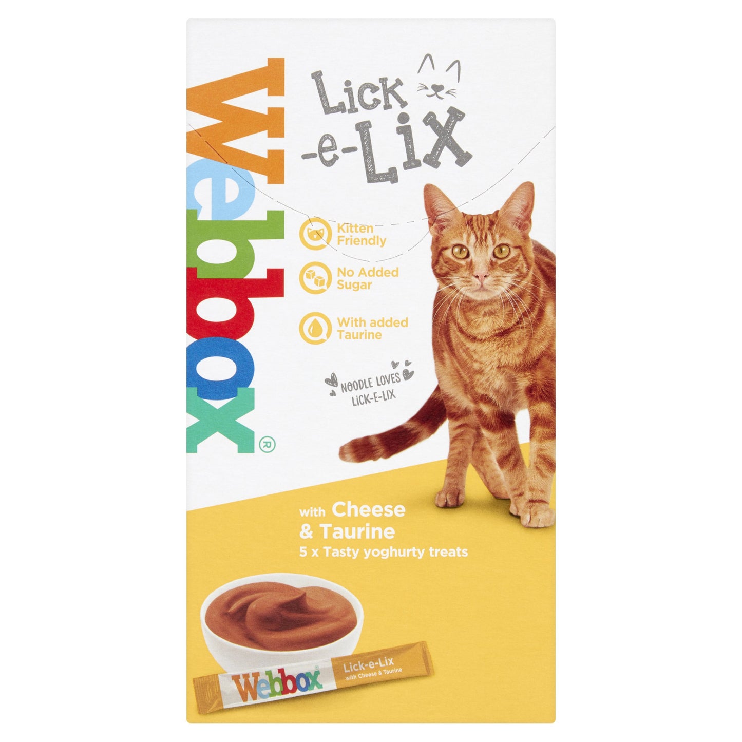 Webbox Lick e Lix Cream Cheese & Taurine
