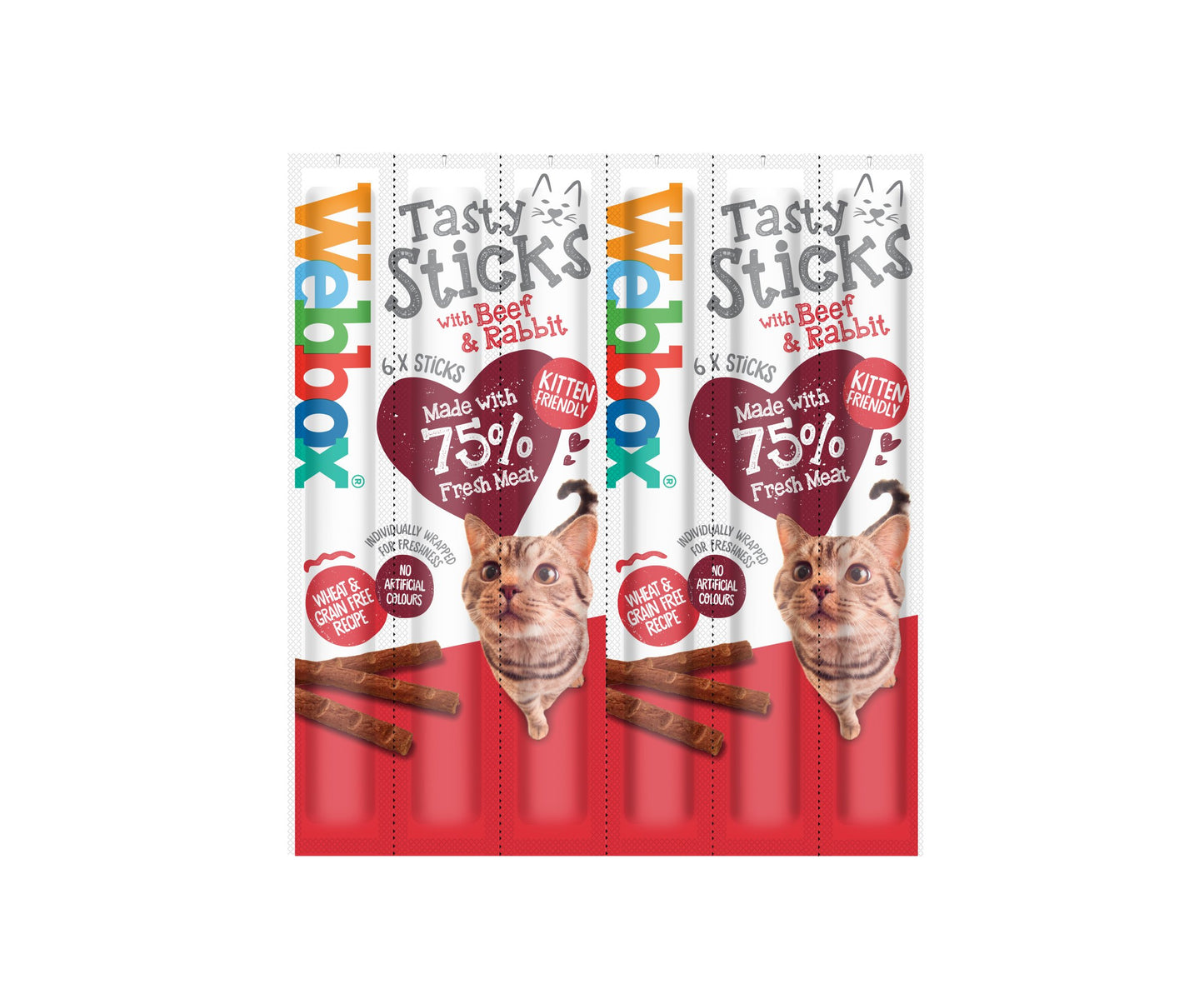 Webbox Tasty Sticks Cat Beef & Rabbit