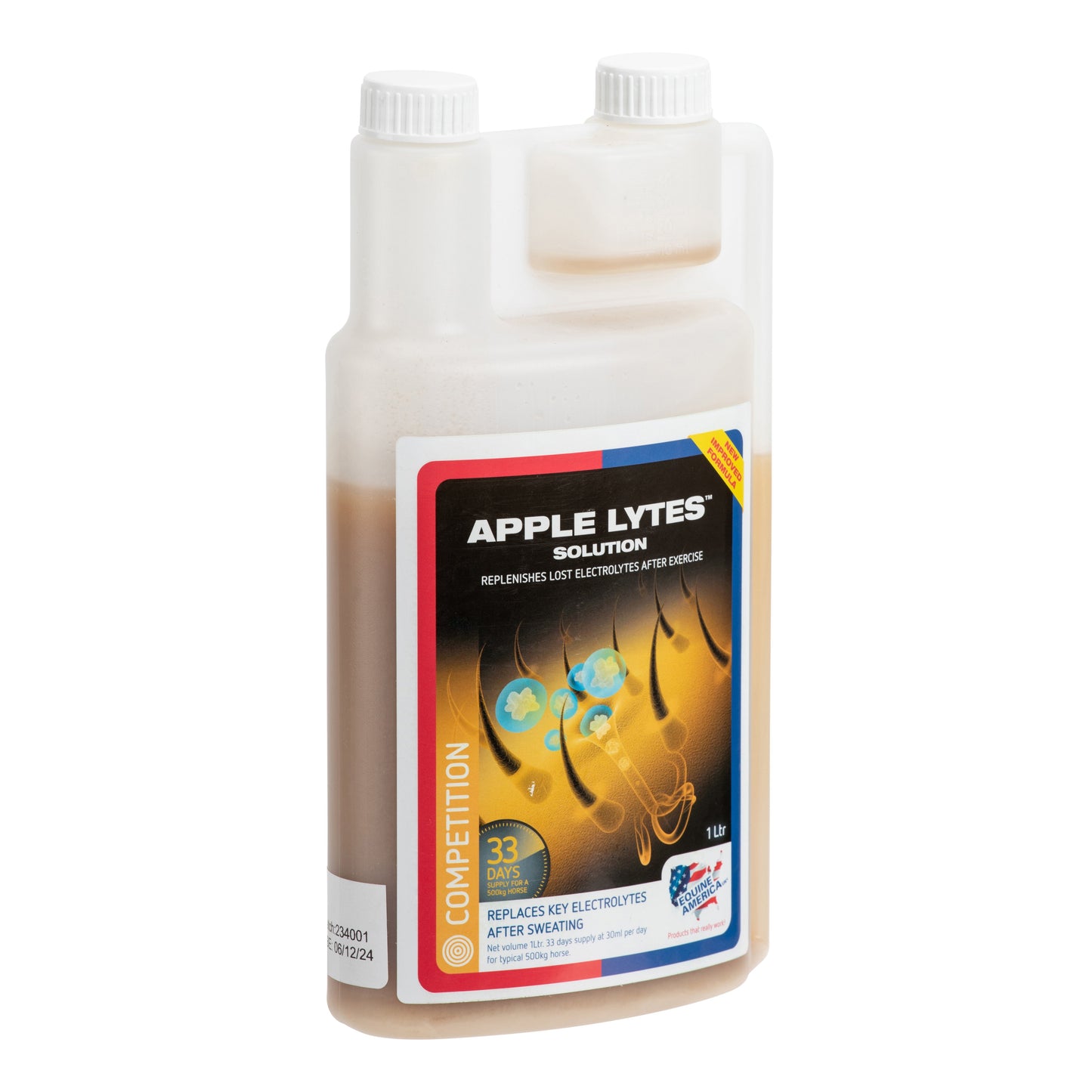 Equine America Apple Lytes Solution 1L