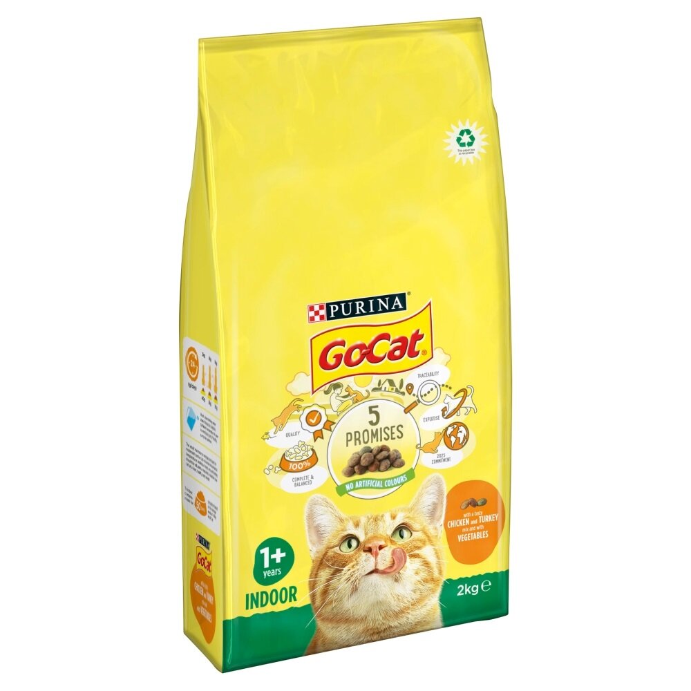 Go-Cat Comp Indoor Chicken, Turkey & Vegetables 2kg