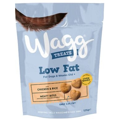 Wagg Low Fat Chicken & Rice Treats 125g