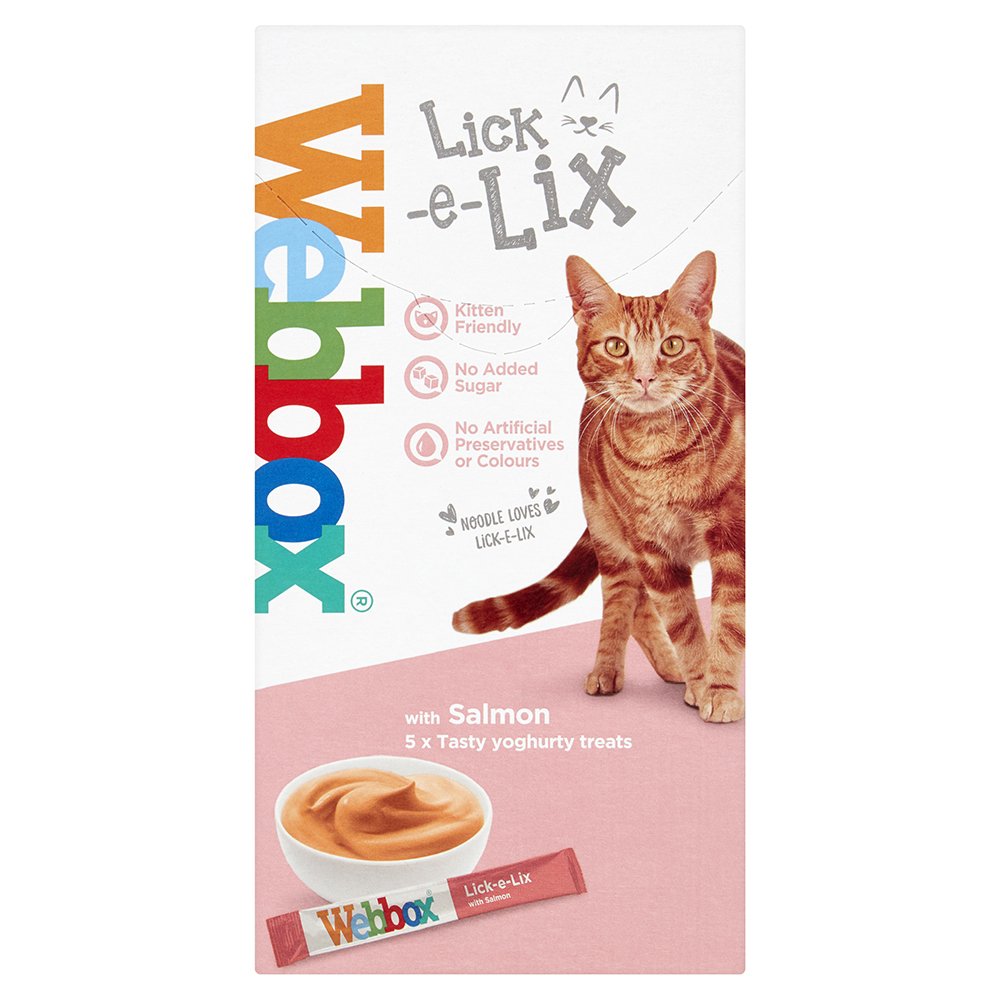 Webbox Lick e Lix Yoghurt Salmon Cat Treat