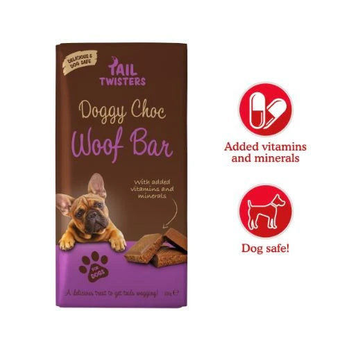 Rosewood Doggy Chocolate Woof Bar 100g