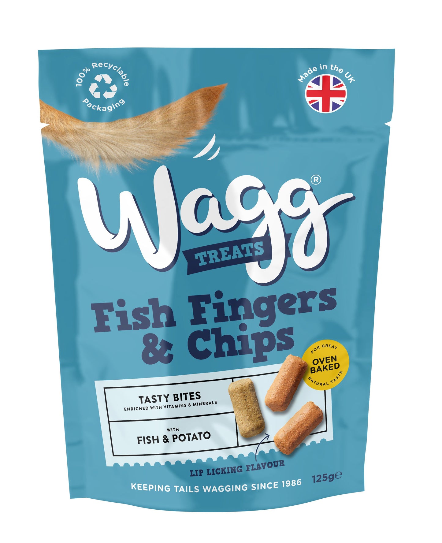 Wagg Fish Fingers & Chips Tasty Bites 125g
