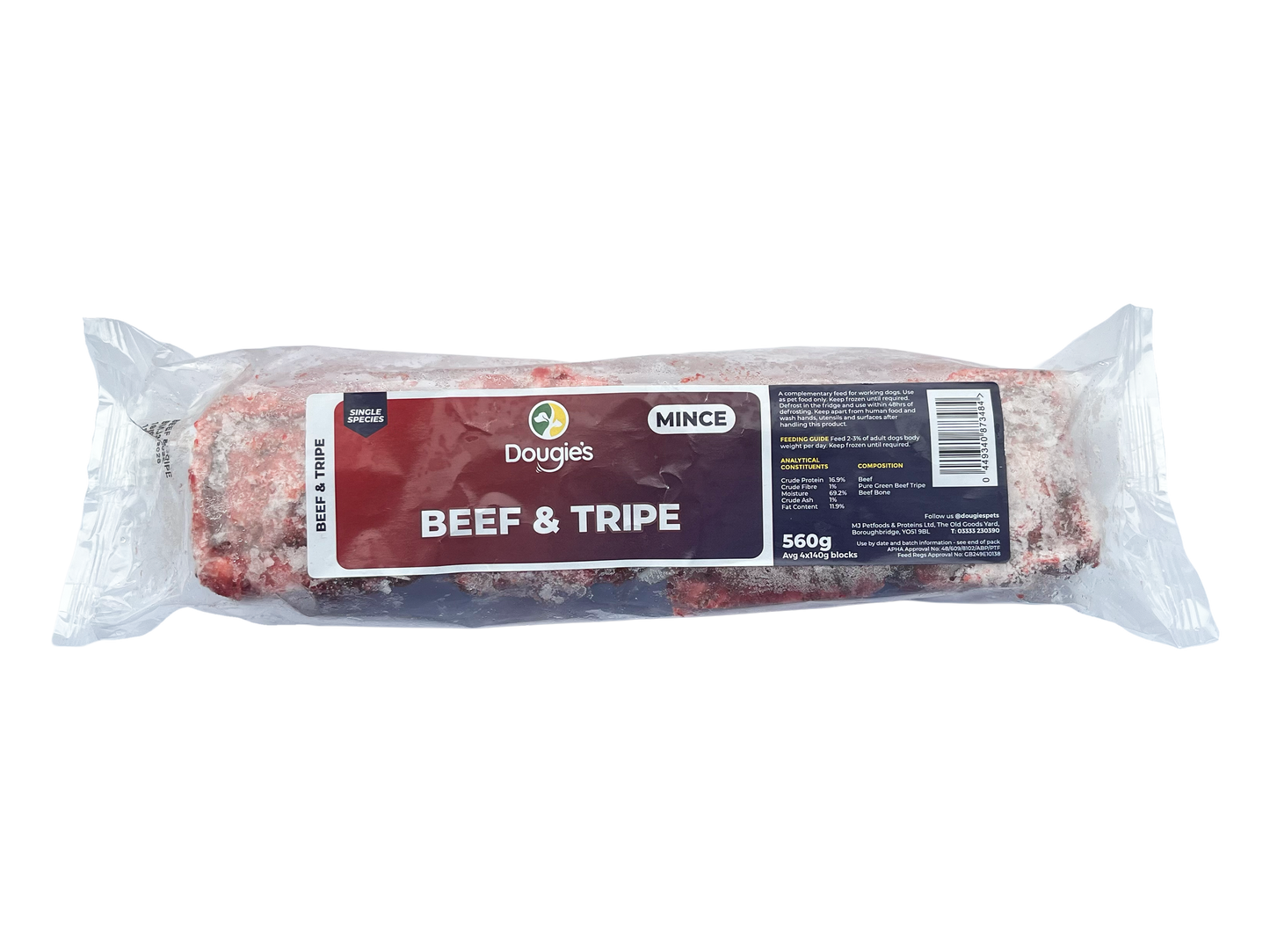 Dougie’s - Beef & Tripe Mince 560g