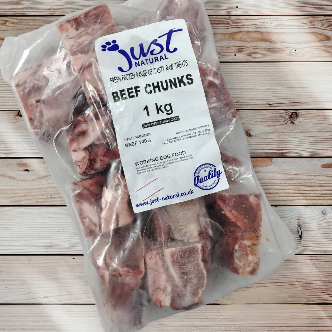 Just Natural - Beef Chunks 1kg