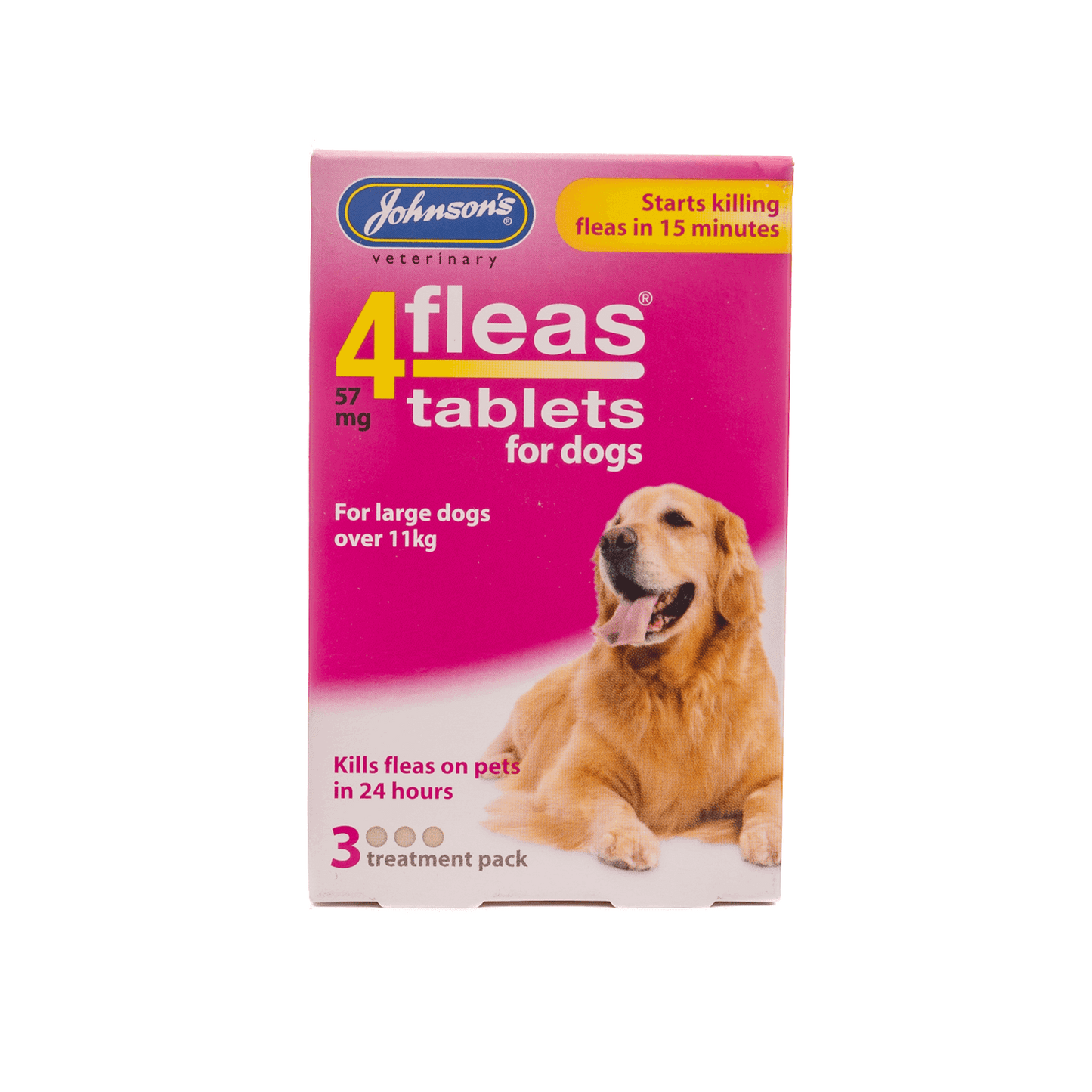 Johnson’s 4fleas Tablets For Dogs – 3 Treatment Pack