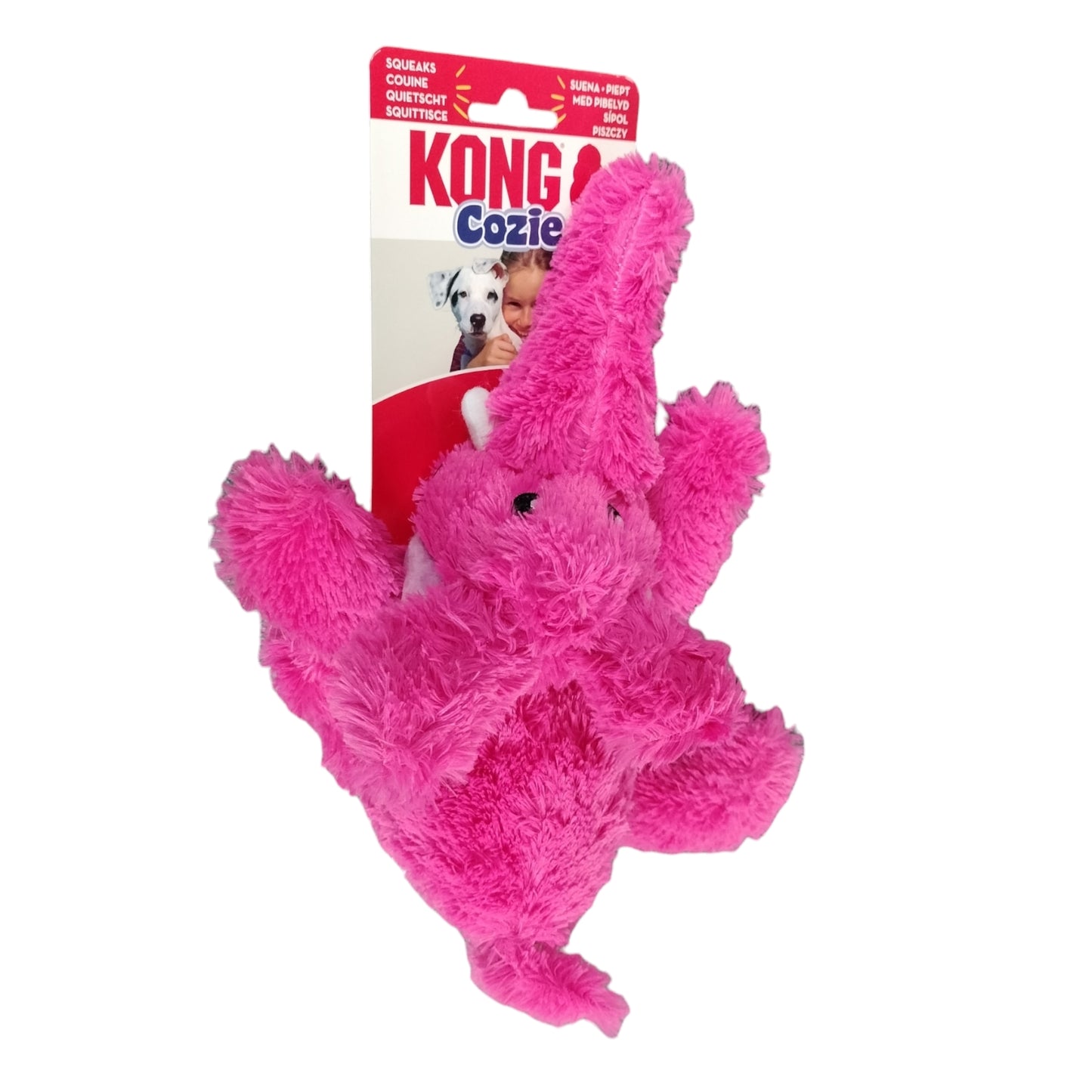 KONG Cozie Brights Purple Medium - Rhinoceros