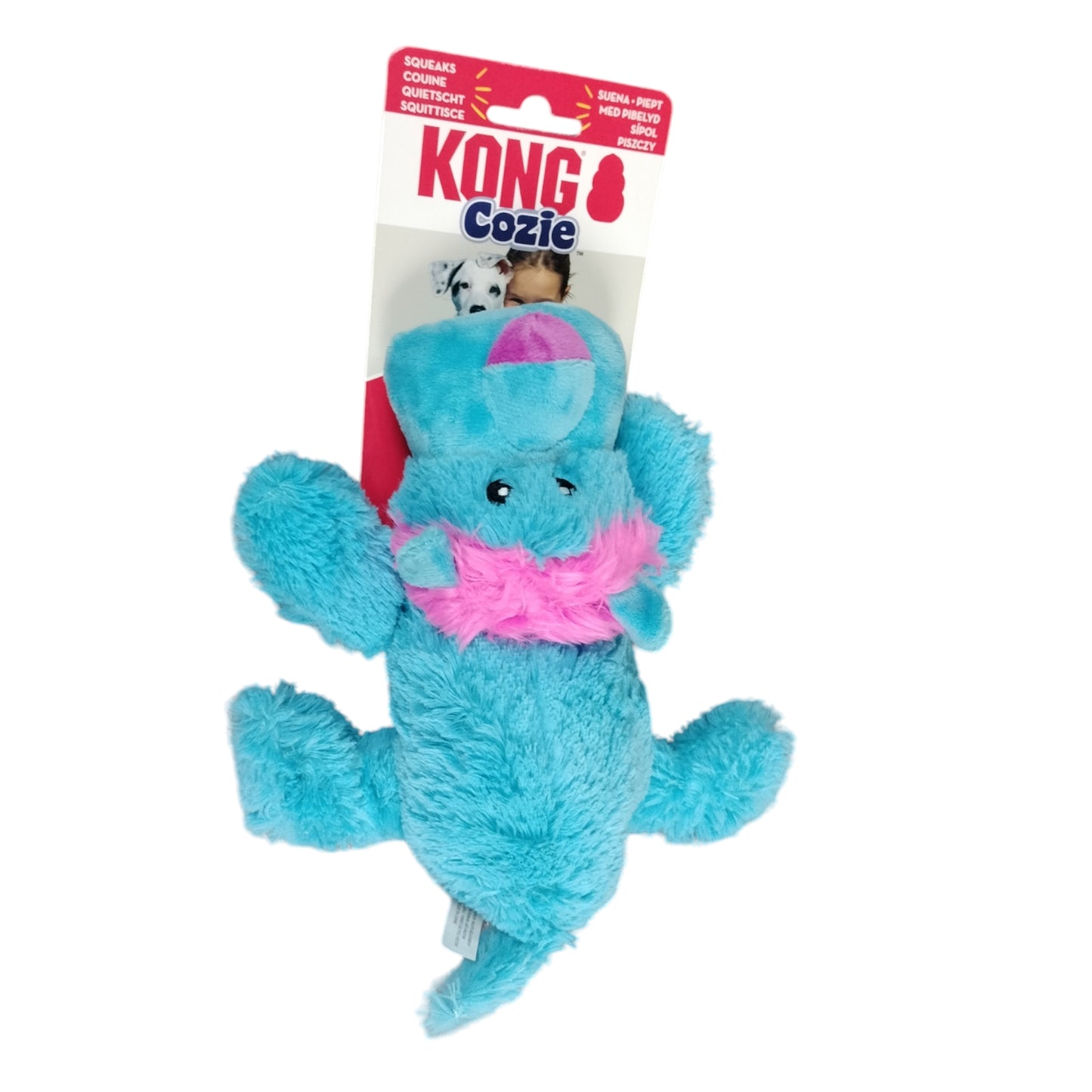 KONG Cozie Brights Purple Medium - Rhinoceros