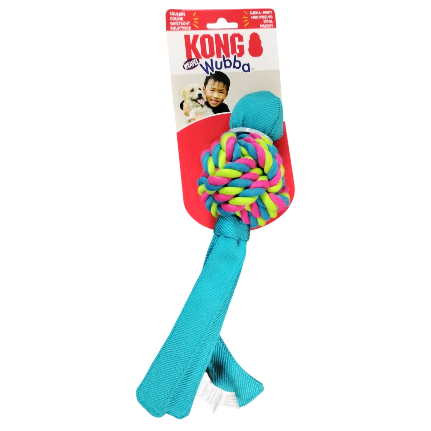 KONG Wubba Weaves Turquoise
