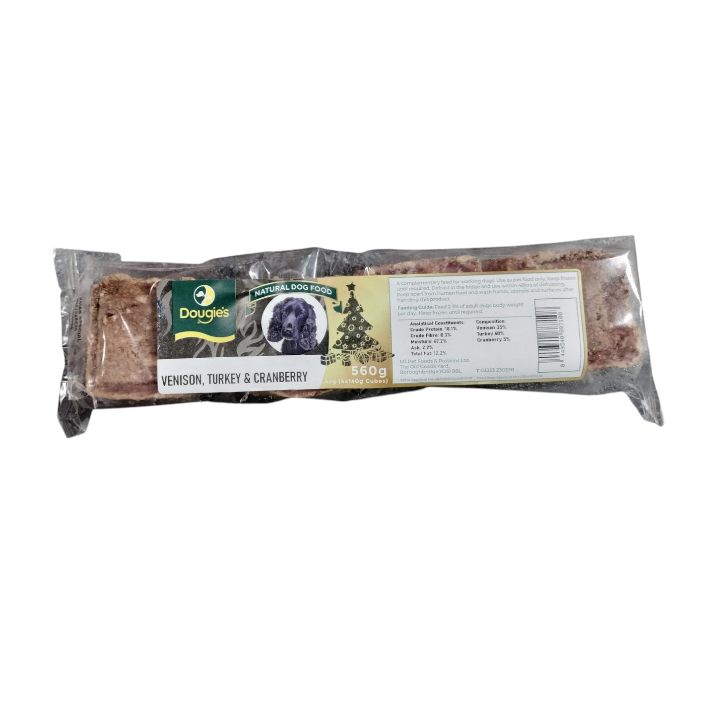 Dougie’s - Venison, Turkey & Cranberry Mince 560g
