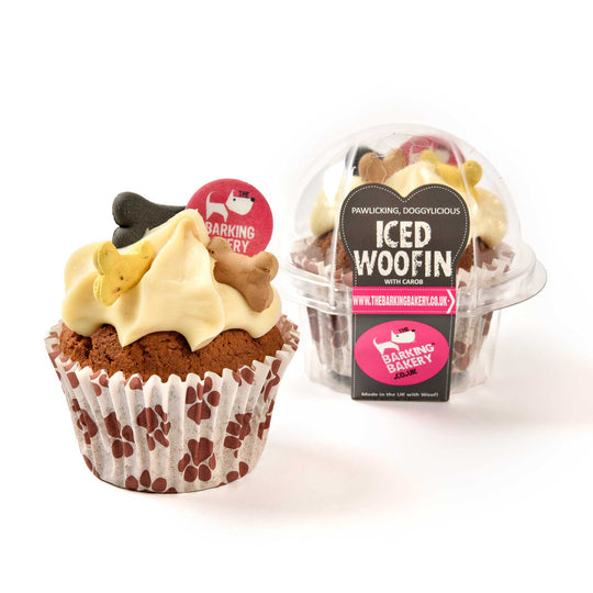 The Barking Bakery - Vanilla Woofin with Vanilla Frosting