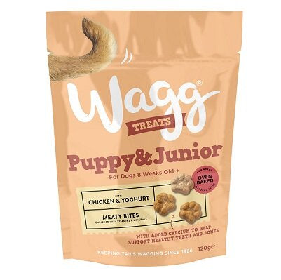Wagg Puppy & Junior Meaty Bites Treats 120g