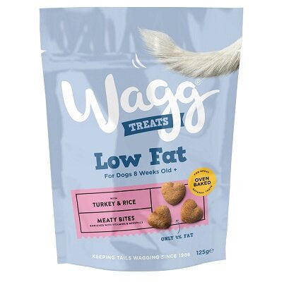 Wagg Low Fat Turkey & Rice Treats 125g