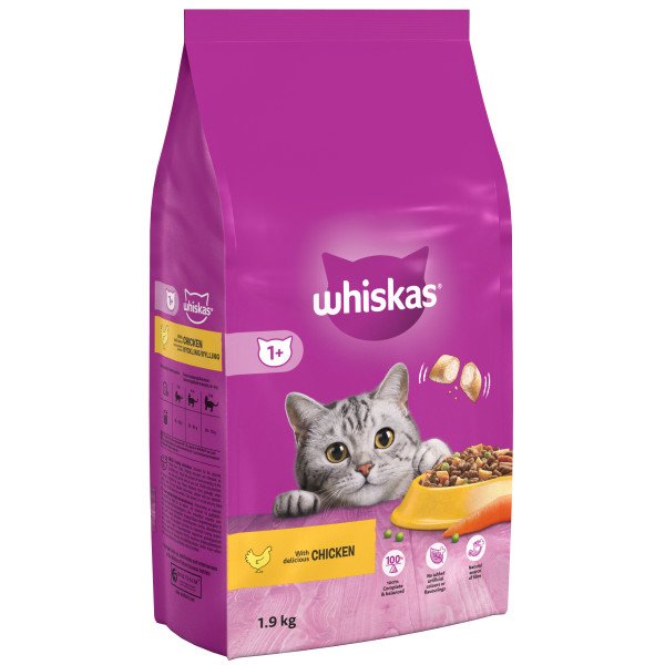 Whiskas Dry 1+ Adult Chicken 1.9kg