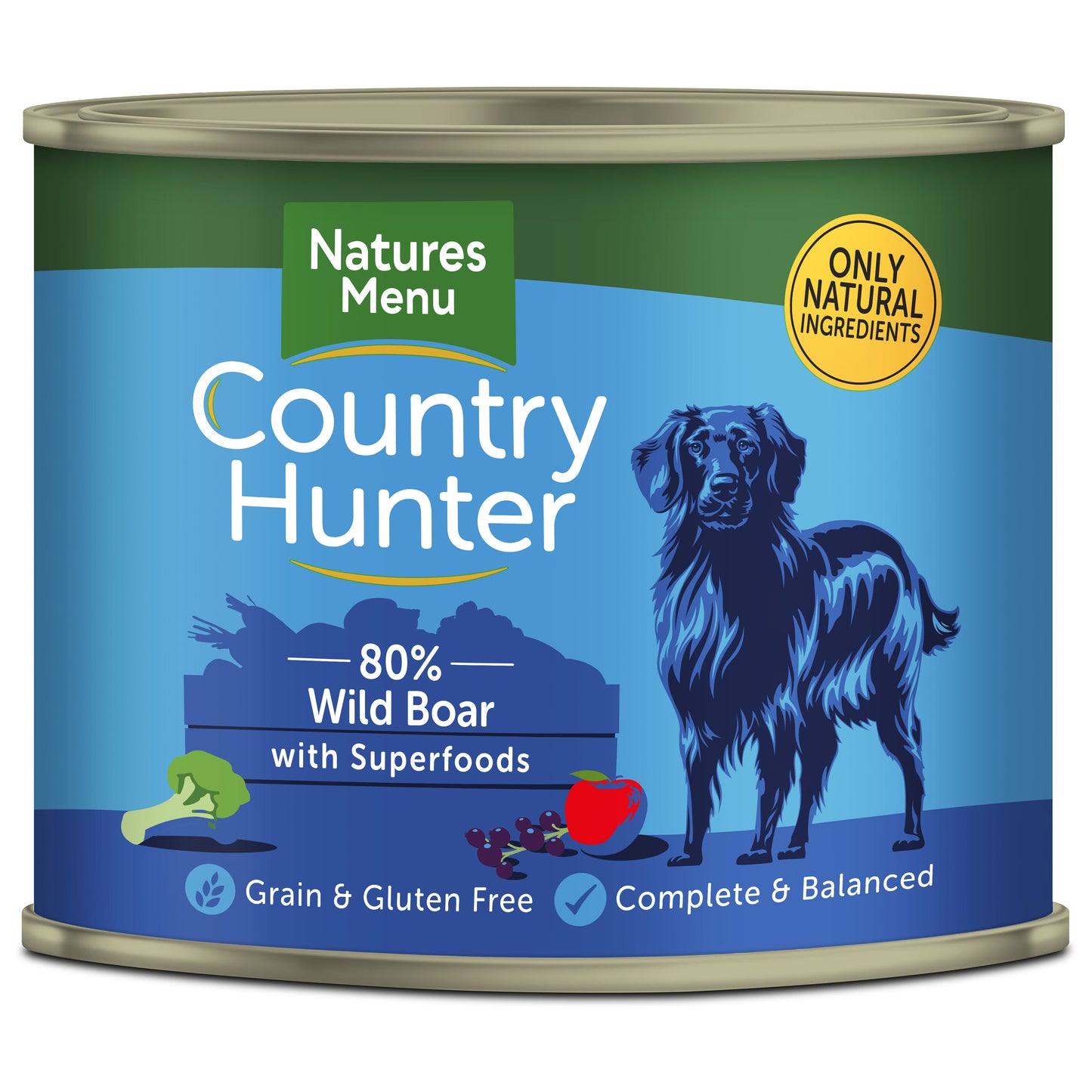 Natures Menu Country Hunter Wild Boar Dog Food Tins 600g