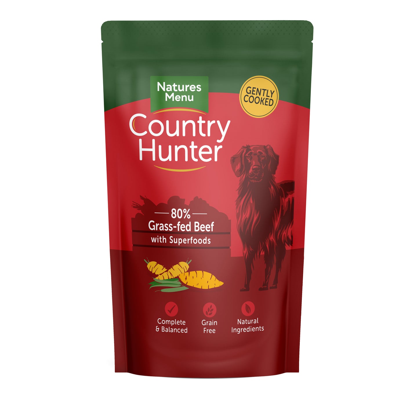 Natures Menu Country Hunter Grass Grazed Beef Dog Food 150g