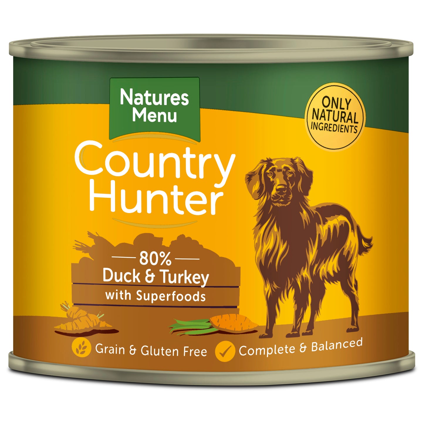 Natures Menu Country Hunter Duck & Turkey Tins 600g