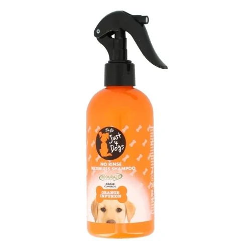 Just 4 Dogs No Rinse Waterless Shampoo Orange Infusion 300ml