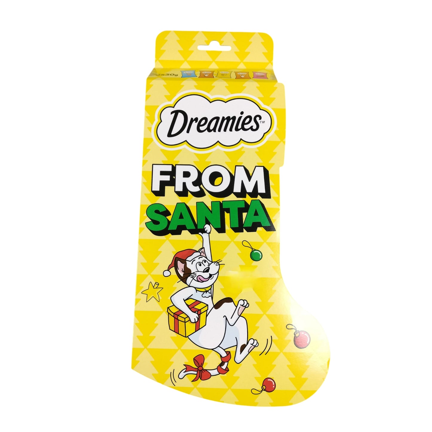 Dreamies Christmas Gift Variety Stocking Adult Cat Treats