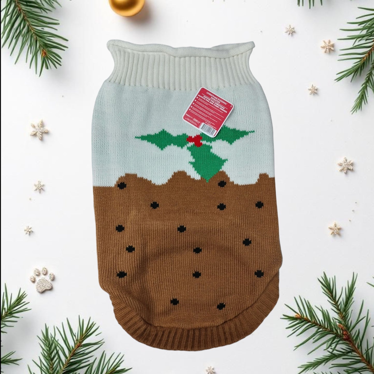 Christmas sweater - christmas pudding Small