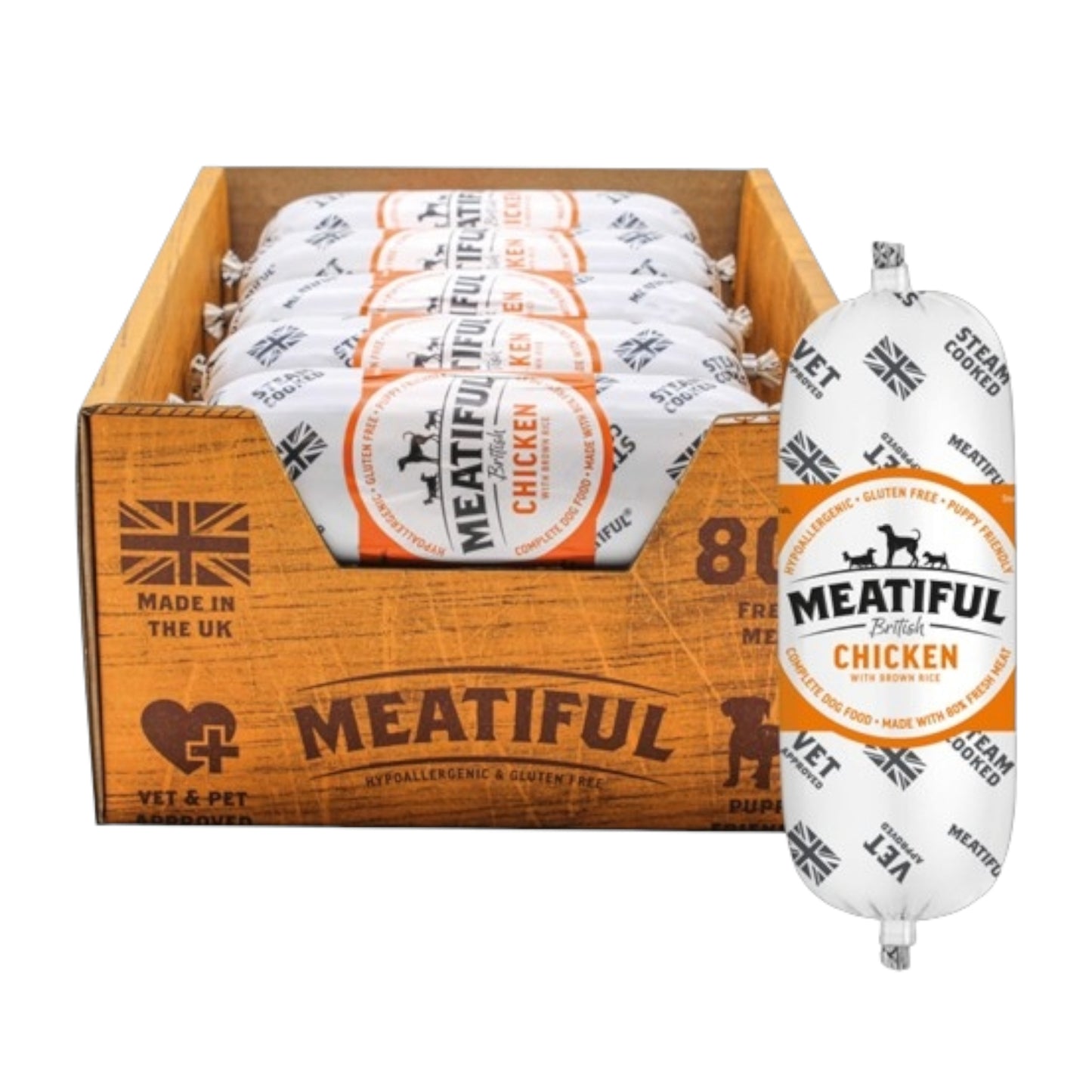 Meatiful - British Chicken
with Brown Rice 320g