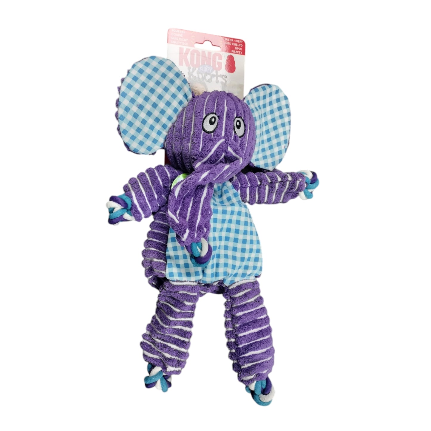KONG Floppy Knots Elephant Dog Toy
