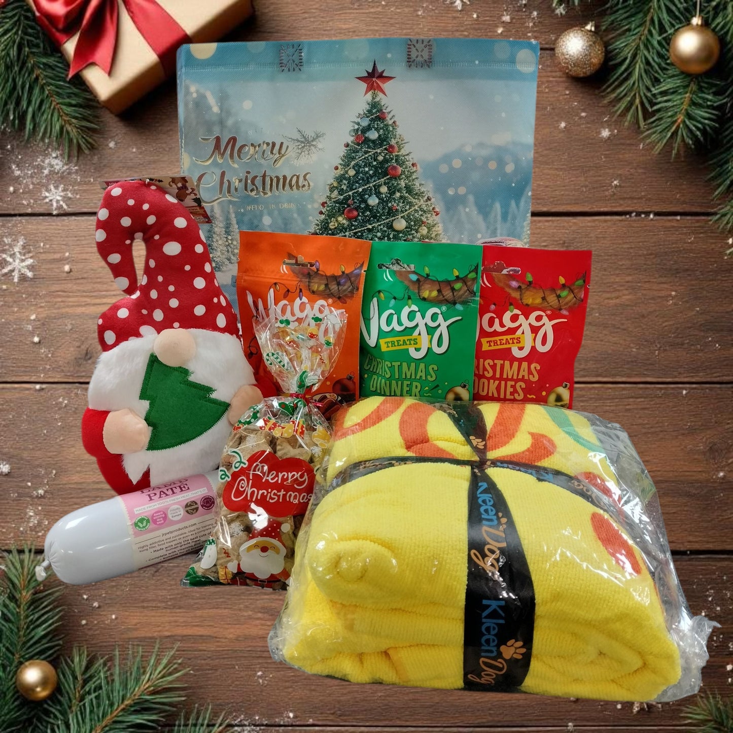Christmas Dog Gift Bag with Gonk π
π»