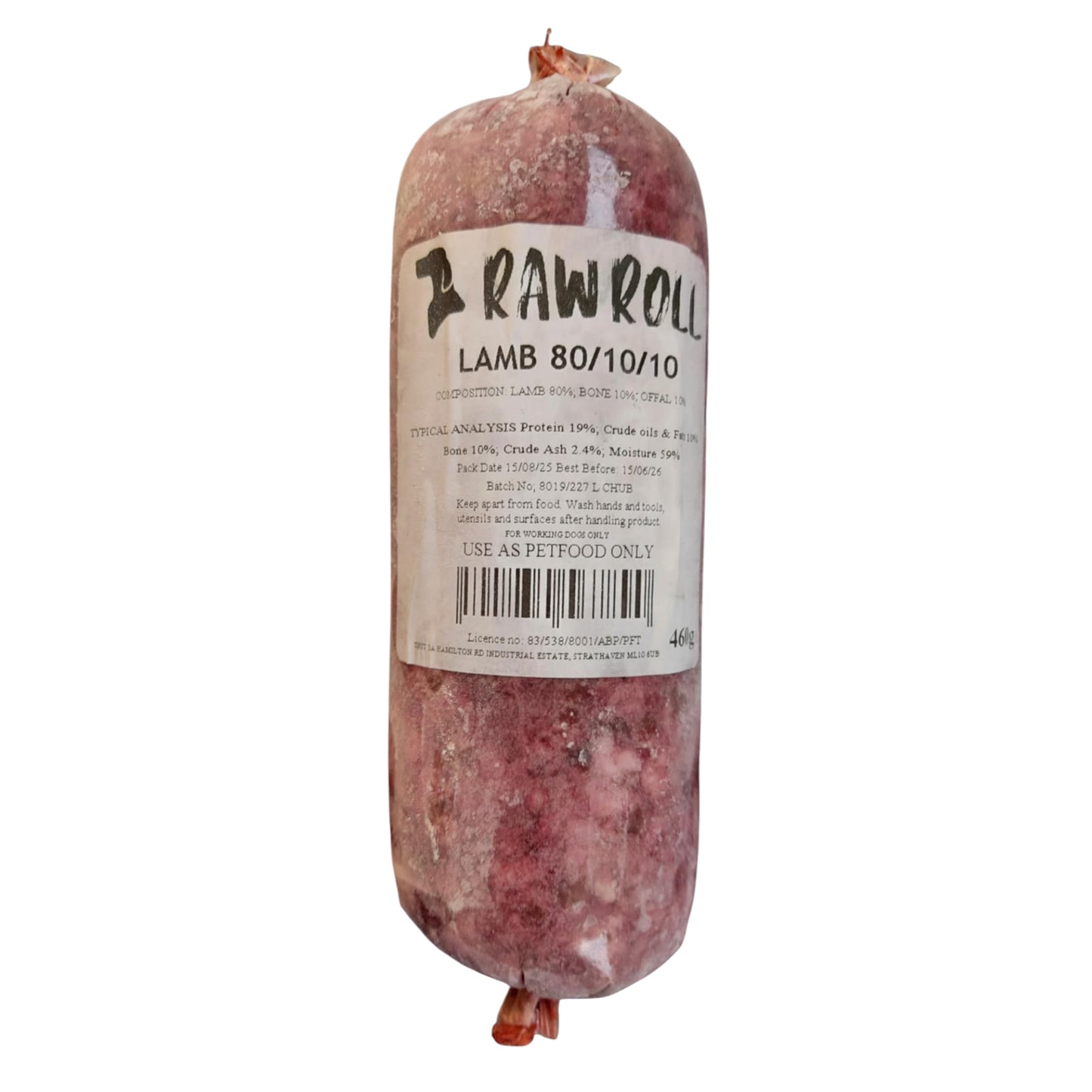 Raw Roll - Lamb Complete 80-10-10 460g