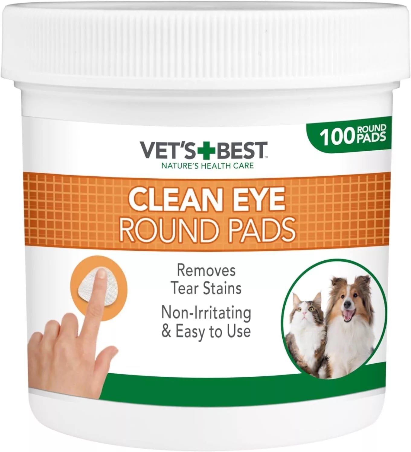Vet’s Best® Natural eye cleansing wipes for dogs - 100 disposable wipes