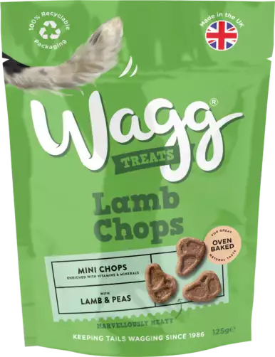 Wagg Lamb Chops with Lamb & Peas 125g