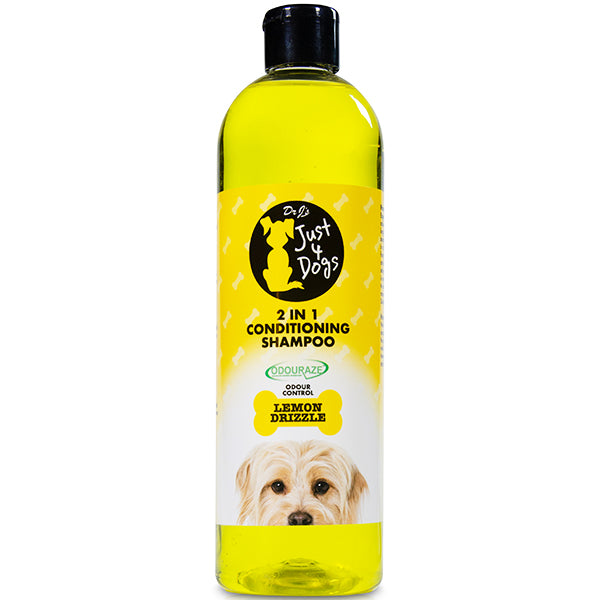 Just 4 Dogs 2 In 1 Conditioning Shampoo Lemon Drizzle 500ml