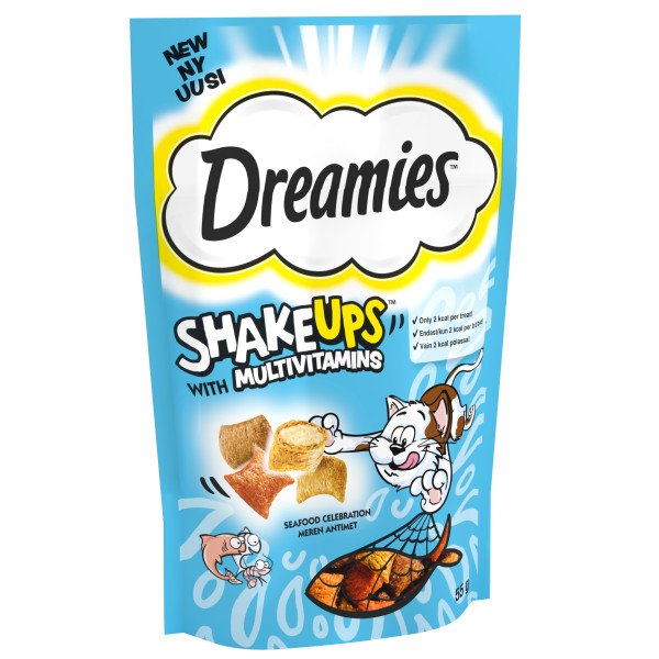 Dreamies Shakeups Seafood Celebrations 55g