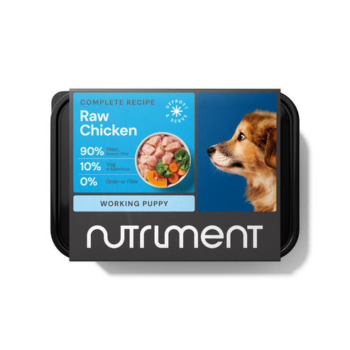 Nutriment Puppy Raw Chicken 500g