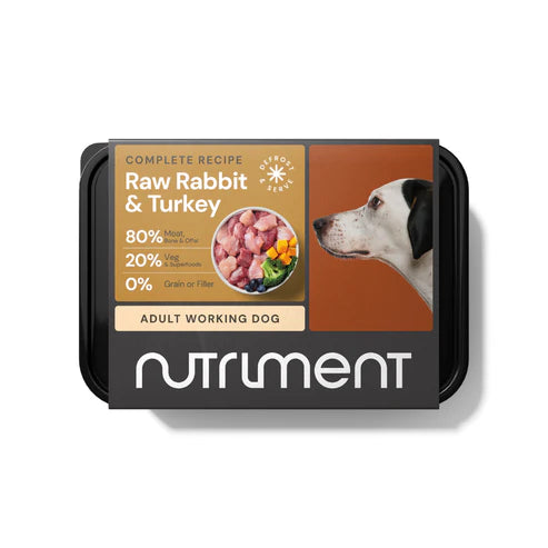 Nutriment Raw Rabbit & Turkey 500g