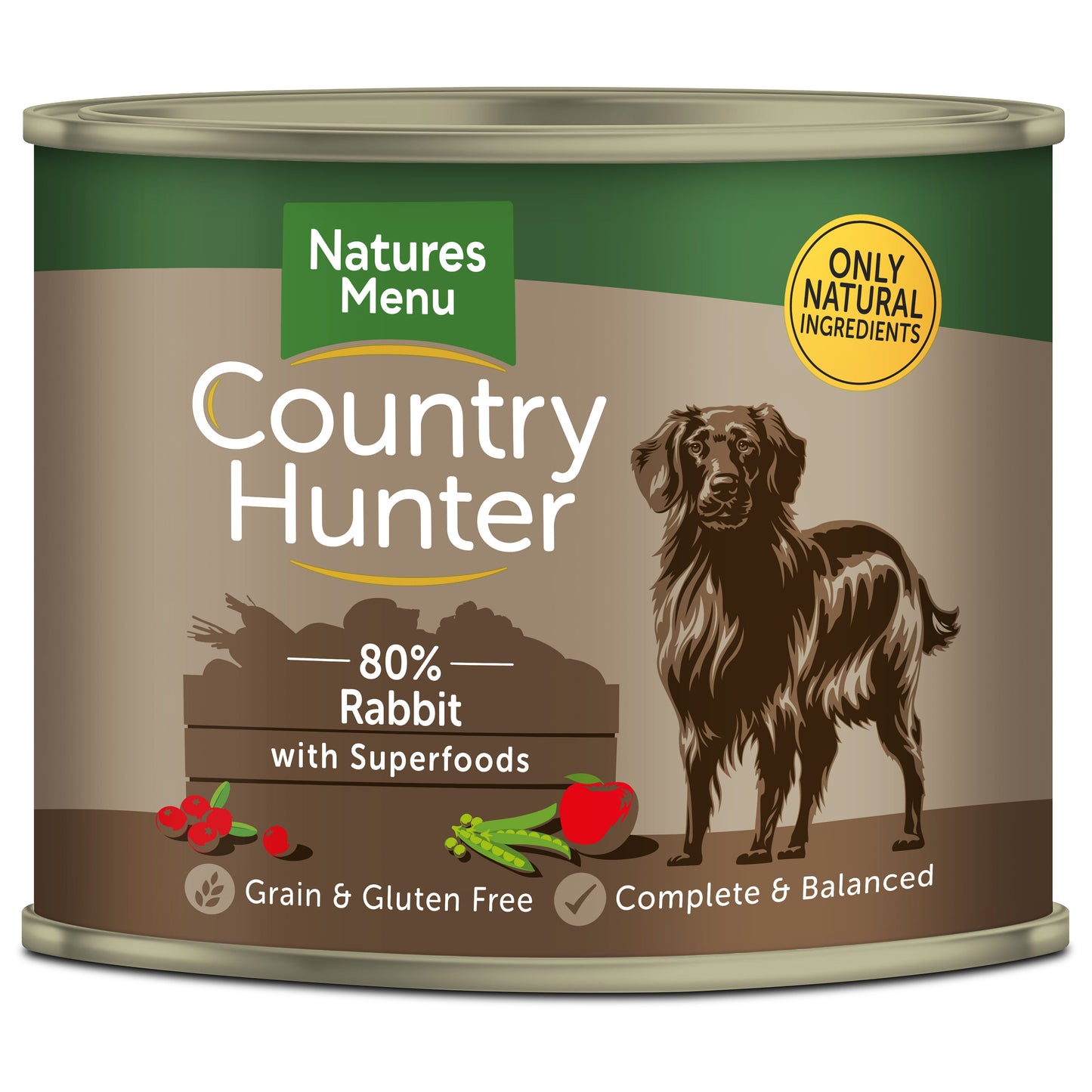Natures Menu Country Hunter Rabbit & Cranberry Tins 600g