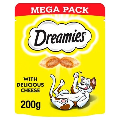 Dreamies Cheese Cat Treats Mega Pack 200g