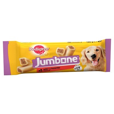 Pedigree Jumbone Med Beef&Poultry x 2