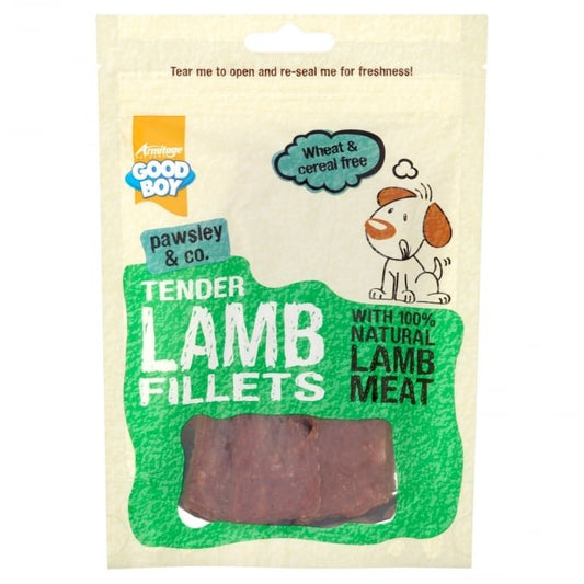 Good Boy Tender Lamb Fillets 80g