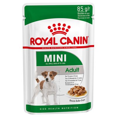 Royal Canin Mini Adult in Gravy  12 x 85g