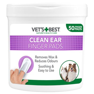 Vet’s Best® Clean Ear Finger Pads  50 Pads