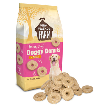 Tiny Friends Farm Danny Dog Doggy Donuts Chicken 200g