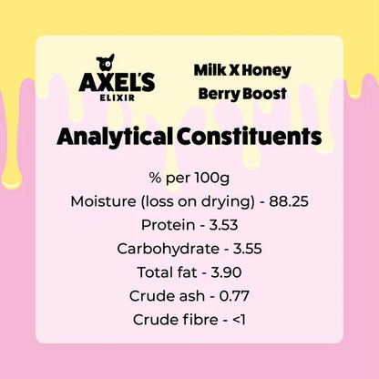 Axel's Elixir Milk & Honey Berry Boost