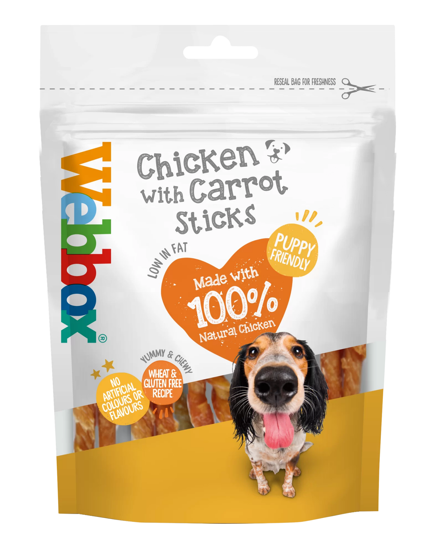 Webbox Chewy Chicken with Carrot Sticks